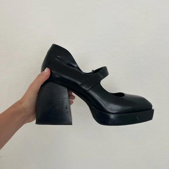 Free People X Jeffrey Campbell Reine Platform Mary Jane - Picture 4 of 7